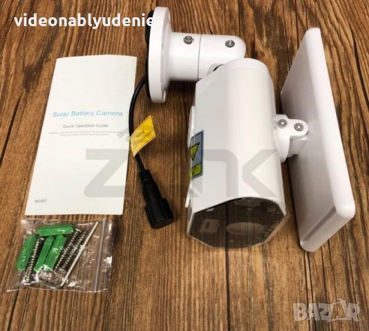 Водоустойчива Wi-Fi Соларна Камера FULL HD 1080P 2х18650 Батерии Микрофон Високоговорител Карта Слот, снимка 11 - Комплекти за видеонаблюдение - 25689497