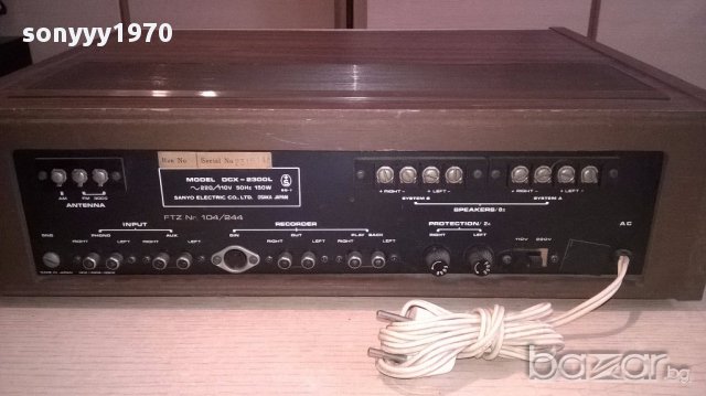 Колекционерски sanyo dcx-2300l-made in japan-внос швеицария, снимка 17 - Ресийвъри, усилватели, смесителни пултове - 18059646