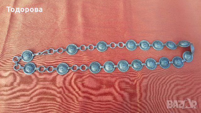 Старинен метален колан, снимка 2 - Антикварни и старинни предмети - 24876608