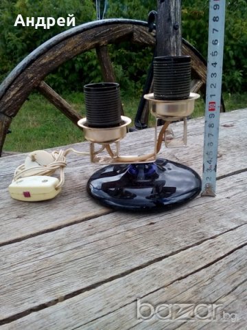 Стара нощна,декоративна лампа, снимка 2 - Антикварни и старинни предмети - 18895868