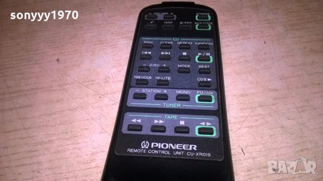 pioneer cu-xr019 audio remote-внос швеция, снимка 4 - Аудиосистеми - 25536193