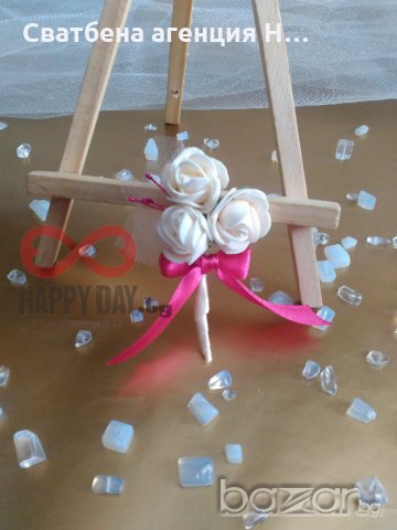Сватбена бутониера за ревер Елън, снимка 3 - Кетъринг - 20709873