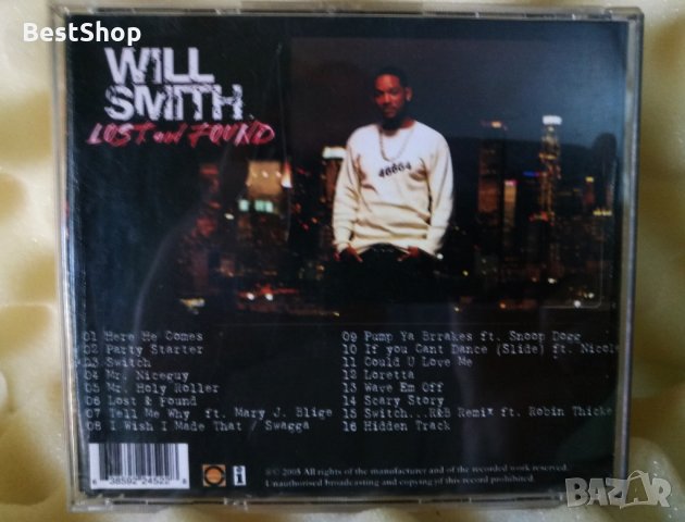 Will Smith - Lost & Found, снимка 2 - CD дискове - 22591759