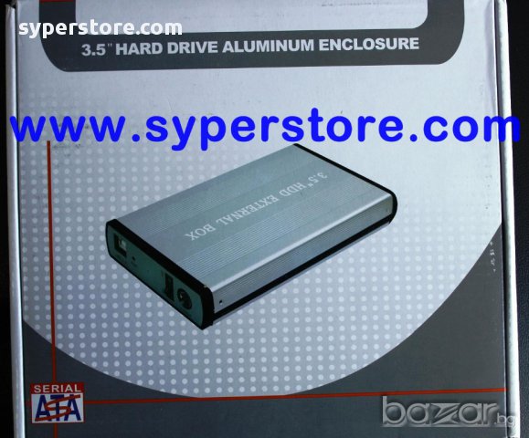 Външна Кутия за харддиск 3.5" USB2.0 Digital One SP00100 SATA HDD CASE EXTERNAL 3.5" SATA, снимка 5 - Твърди дискове - 8499588
