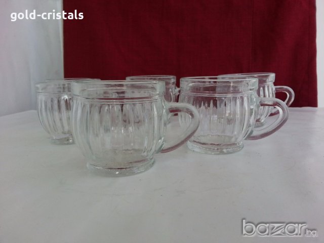 Руски стъклени чашки  халбички, снимка 9 - Антикварни и старинни предмети - 19197655