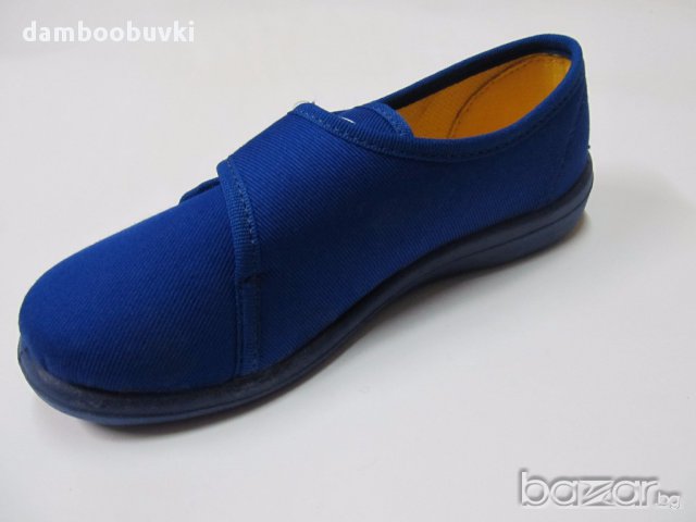 Български пантофи в синьо, снимка 3 - Бебешки обувки - 17677035