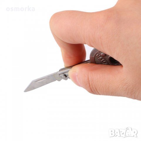Ножче ключ нож сгъваемо джобно за ключодържател ново, снимка 13 - Ножове - 21854837