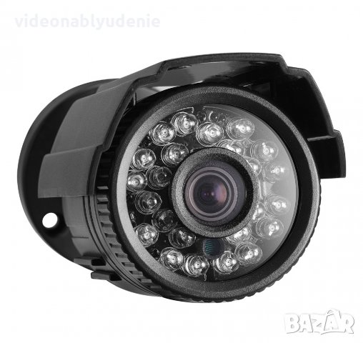 Водонепромокаема HD 960H 800/1200 TVL 1/4" CMOS CCTV Аналогова Охранителна Булет Камера Цвят Черен, снимка 2 - Аналогови камери - 22781705