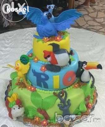 Папагали от филма "Рио" от Макдоналдс, снимка 2 - Рисуване и оцветяване - 11108038