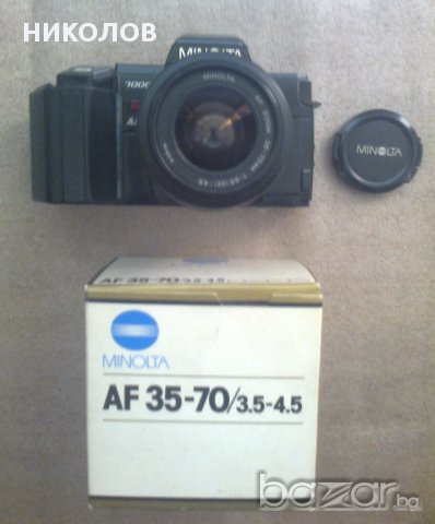 МINOLTA 7000 с нов обектив, снимка 2 - Фотоапарати - 18064995