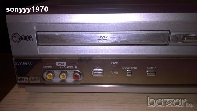 ПОРЪЧАНО-Lg dvc5935 dvd/video recorder 6hd hi-fi stereo, снимка 8 - Плейъри, домашно кино, прожектори - 17017084