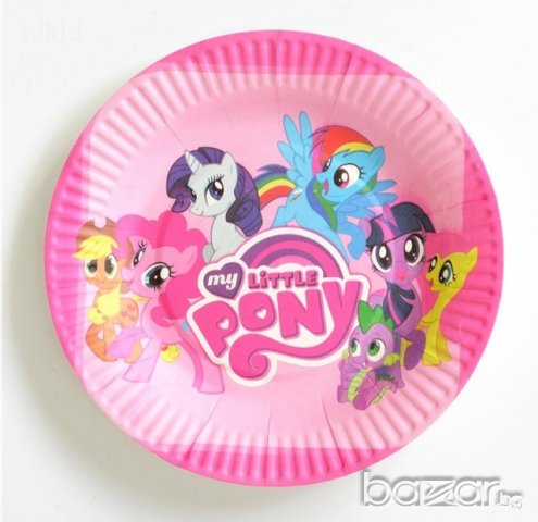 Малкото Пони My Little Pony 10 бр парти чинии чинийки