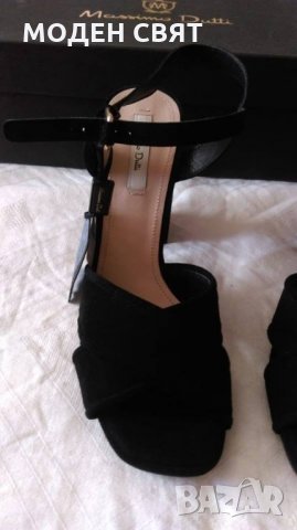 ОРИГИНАЛНИ сандали на ток MASSIMO DUTTI, снимка 9 - Дамски елегантни обувки - 24042636