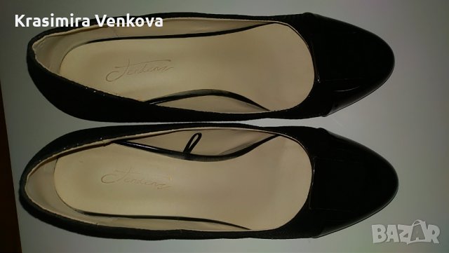 черни дамски обувки, снимка 7 - Дамски ежедневни обувки - 24996496