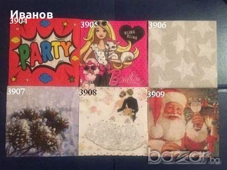 Салфетки за колекция или декупаж, снимка 5 - Други ценни предмети - 20516606