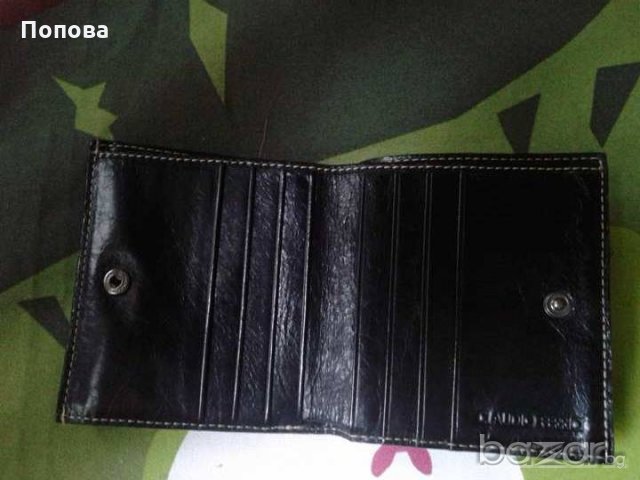  ' Claudio  Ferrici'оригинален портфейл  естествена кожа, снимка 6 - Портфейли, портмонета - 19358494