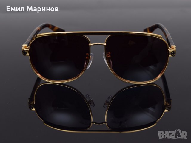 Слънчеви очила Chrome Hearts Boneyard Gold, снимка 2 - Слънчеви и диоптрични очила - 24847062