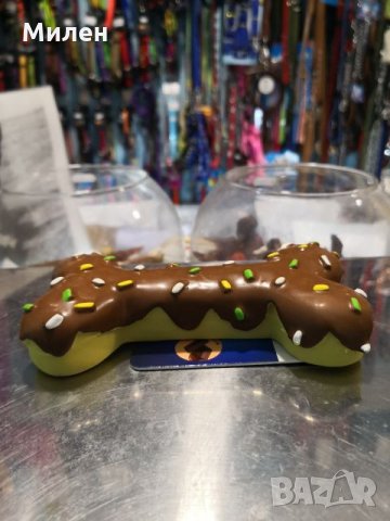 играчка латекс - ароматизиран кокал 10см, снимка 2 - За кучета - 25135446