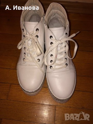 Дамски кецове естествена кожа Fabiano, снимка 9 - Кецове - 24238939