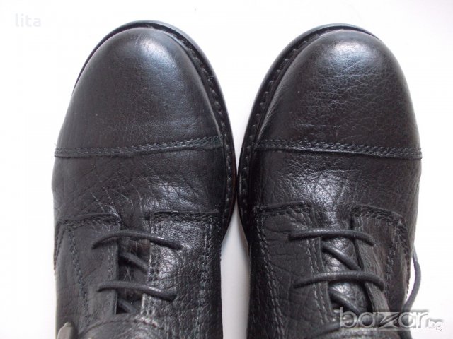Кожени боти ZARA оригинални № 39, снимка 4 - Дамски боти - 19822354