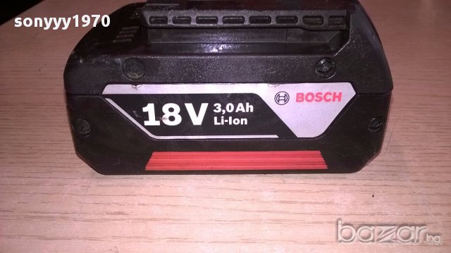 Bosch li-ion battery 18v/3.0ah with led-indication-внос швеицария, снимка 7 - Други инструменти - 17382691