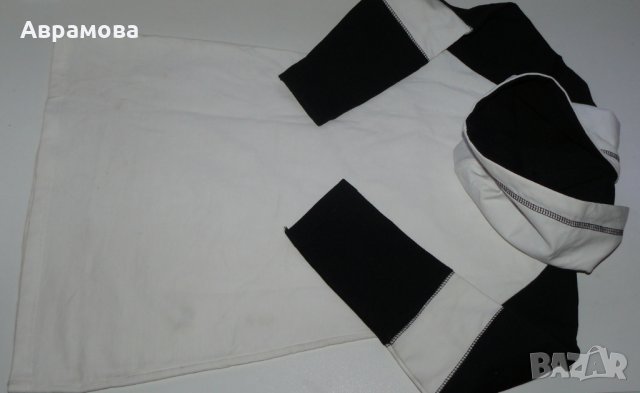 Solution– блуза, тип туника, суитчър в бяло и черно – 8 години, снимка 8 - Детски Блузи и туники - 24057421
