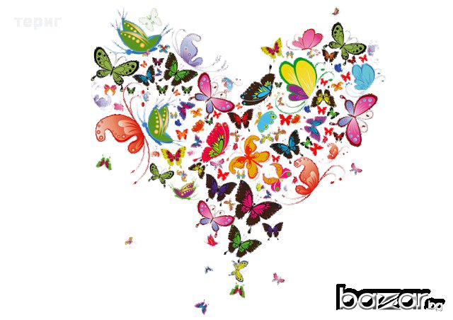 пеперуди, снимка 2 - Тениски - 13784895