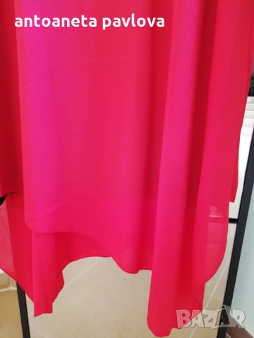 асиметрична рокля в  червено макси , снимка 5 - Рокли - 24971654