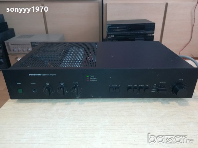 ПОРЪЧАН-proton 520 stereo amplifier-made in taiwan-внос англия, снимка 5 - Други - 20622928