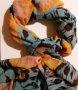 Дам.шал-/памук+полиестер/,цвят-разноцветен-1. Закупен от Италия., снимка 1 - Шалове - 20230159