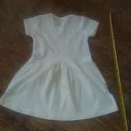 Детска рокля 3г 98см бяла на лалета памук, снимка 2 - Детски рокли и поли - 15310909