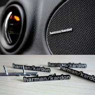 Код 20. Бмв емблеми Harman/Kardon с пинове / Logo BMW stickers, снимка 1 - Аксесоари и консумативи - 16048534