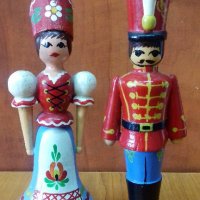 Стари ръчно рисувани Руски кукли, снимка 6 - Антикварни и старинни предмети - 21361268
