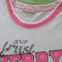 Дамска тениска с щампа,  размер М, снимка 6 - Туники - 21941899