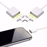 Кабел за зареждане и данни с магнитен накрайник HIGH-SPEED-Ultra-Micro-USB-Data, снимка 6 - USB кабели - 17483782