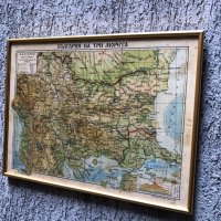 Стара карта България на три морета-копие, снимка 2 - Картини - 10436160