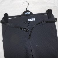 Прав панталон по- тялото с черен  колан, снимка 7 - Панталони - 20803598