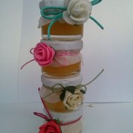  Сватбени подаръчета - декорирано бурканче мед, снимка 10 - Сватбени аксесоари - 10235792
