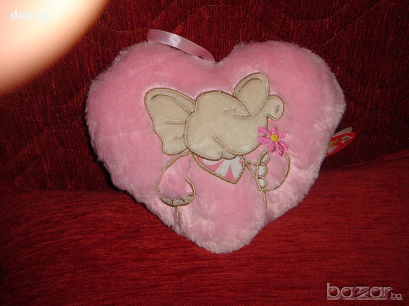 Сърце, плюшена играчка със звук за Св. Валентин, нова , снимка 1