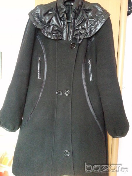 Дамско бутиково палто черно, снимка 1