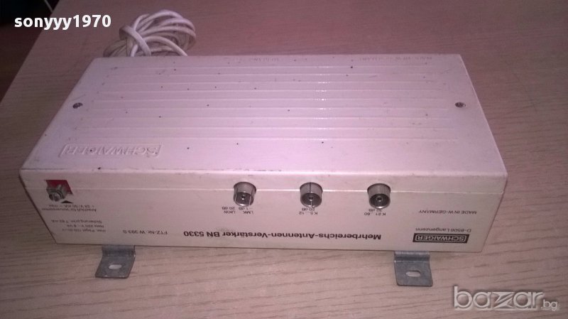 Schwaiger bn-5330-germany-усилвател-антенен-внос швеицария, снимка 1