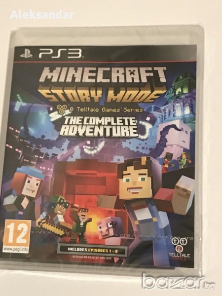 Нова ps3 Minecraft Story mode Complete Майнкрафт пс3, снимка 1