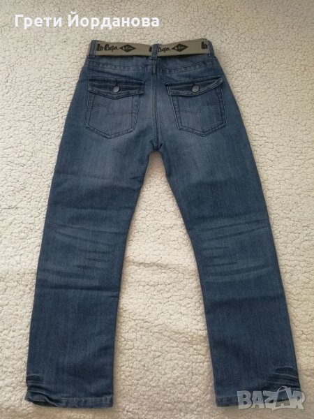 Дънки с колан за момче Lee Cooper, 7-8 години, снимка 1