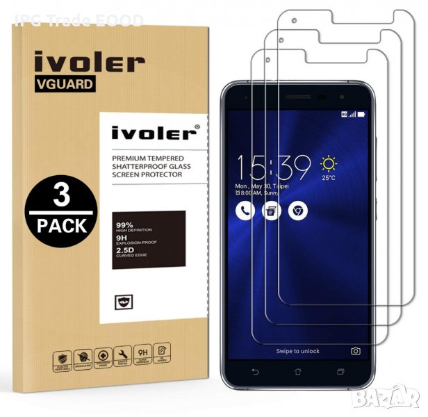  ASUS Zenfone 3 ZE520KL 5.5 стъклен протектор, снимка 1