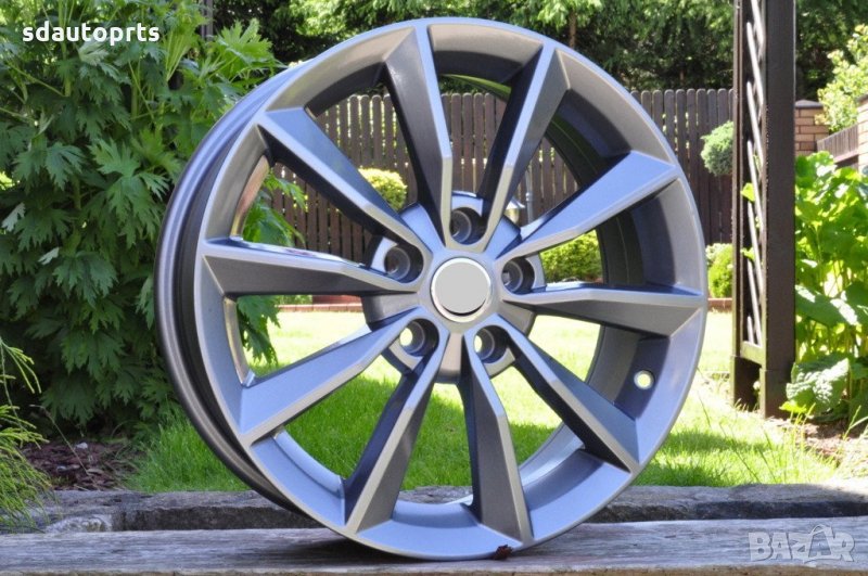 17" Ал. Джанти 5X112 VW GOLF 5 6 7 TIGUAN TOURAN I II Голф тигуан тоур, снимка 1