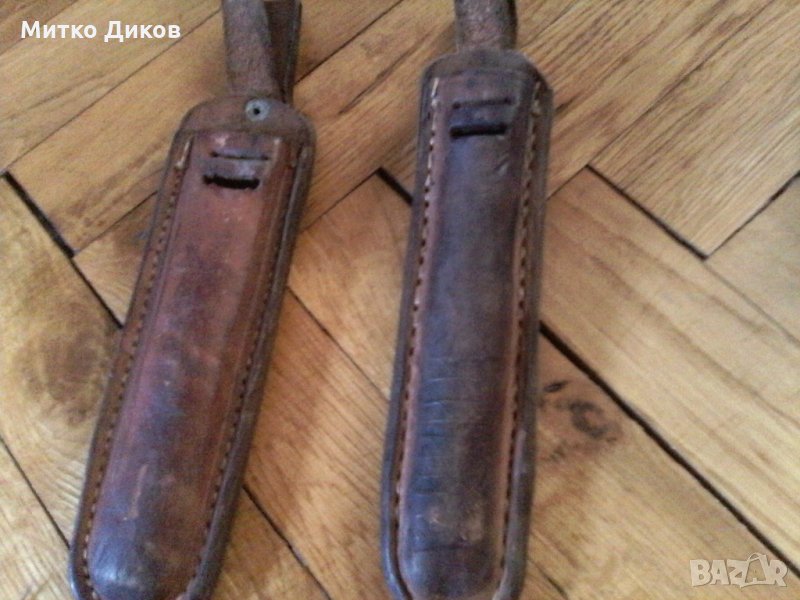 Калъвчета за нож-ножчета естествена кожа, снимка 1