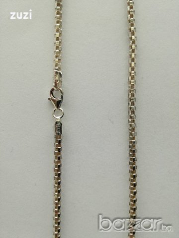 Италиански сребърен синджир -925 сребро , снимка 3 - Колиета, медальони, синджири - 20985507