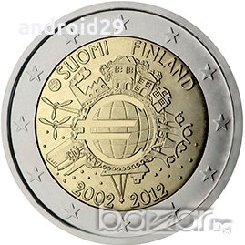 2 Евро монети (възпоменателни) емитирани 2012г(10-та годишнина от въвеждането на еврото), снимка 9 - Нумизматика и бонистика - 16027773