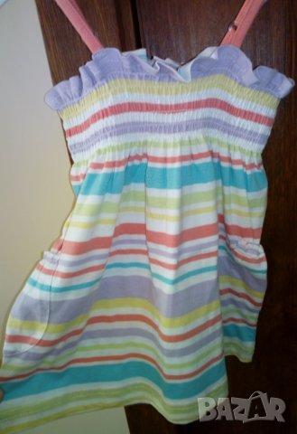 Лот дънки H&M и нова рокля, размер 86, снимка 8 - Бебешки рокли - 25837311