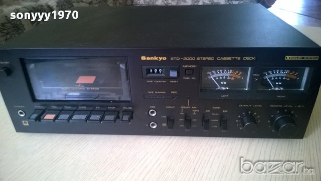 sankyo std-2000 stereo cassette deck-made in japan-9.2 кг-внос швеицария, снимка 12 - Декове - 10272155